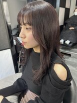 ピリオド 蒲田(Period.) 髪質改善/ラベンダーピンク/ブリーチなしカラー/蒲田/近藤