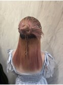 カチモリ/ヘアアレンジ/ハーフアップ
