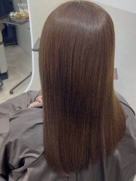 縮毛矯正仕上がり