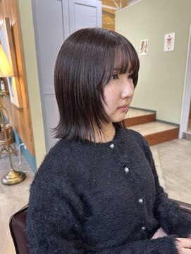 フェイスレイヤー×艶ブラウン