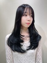 シェノン サントル(CHAINON CENTRE)&nbsp;梅田/黒髪/クラゲヘアー/オリーブグレー/小顔/ココアベージュ