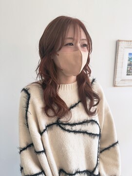 オーシー 新保店(O'sea) orange beige / hash  cut