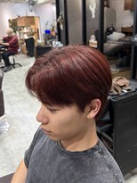 シールドヘアー 沖縄 新都心(C'LD Hair) ブリーチ無しワインレッド/那覇美容室/新都心美容室
