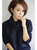 Rumor×小顔・モデル風前下がりショート☆タイトシルエット