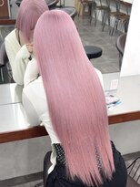 ニコトウキョウ 新宿(nico TOKYO)&nbsp;ピンクダブルカラーミルクティーホワイトパープルハイトーン韓国