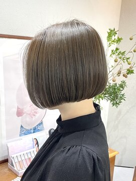 ヘアー アイス カンナ(HAIR ICI Canna) コンパクトボブ/大人女子におすすめ/ミニボブ/束感カット