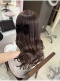 透明感たっぷり♪ブリーチなしラベンダーブラウン＊