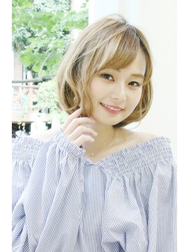 ラグエル(RAGUEL) 【30代40代50代】 やわらかウェーブボブ