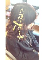 エクステンション クーチャー(Extention Cu'cha) サイドリボン片編み巻きおろし(o^^o)