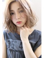 ブラン 梅田(Blanc)&nbsp;【Blanc/梅田】無造作ラフカール＿切りっぱなし＿ボブ