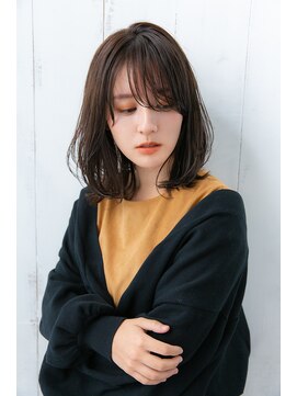 ガーデン ムサシコスギ(GARDEN MUSASHIKOSUGI) 跳ねてもかわいい/透明感地毛風カラー/黒髪カタログ/小顔ヘア