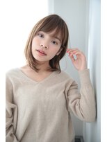 ネオリーブアイム 横浜西口店(Neolive aim)&nbsp;大人可愛いミディアム　ベージュ＊