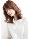 【Luana 難波】大人ナチュラルピンクブラウンベージュ