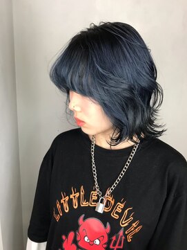 ラトリエ ブロカント 立川北口店(L'atelier BROCANTE) ネイビーカラー 濃紺 デニムカラー モード トレンド 青