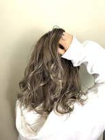 ヘアサロンエム 大宮東口(HAIR SALON M)&nbsp;デザインカラー/厚めバング/ローライト/スリークボブ