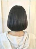 【NINE HAIR】小顔シンプルボブ＿ナチュラルストレート