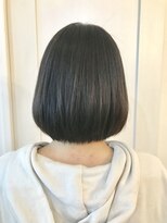 ナインヘアー(NINE HAIR)&nbsp;【NINE HAIR】小顔シンプルボブ＿ナチュラルストレート