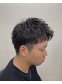 クセ毛風ナチュラルピンパーマ