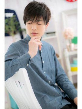 ミック ヘアアンドメイク アップ 駒込店(miq Hair&Make up) 斜めバングで優し気…メンズサイドグラデーションa1