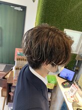 ヘアーアンドスパ メル(hair&spa m.e.l by origami) メンズ×ハイライト