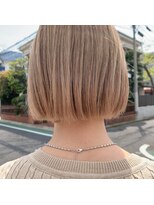 アリー 原宿 表参道(ALLY)&nbsp;【ALLY 濱田】ぷつっとボブ × ハイトーンベージュ