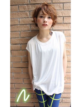 トゥーリ 筑紫野店(tuuli) 20代30代40代50代ひし形デジタルパーマエアリーミディ黒髪