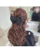 ヘアメイク シンティア(Hair make Cintia.) ハーフアップ