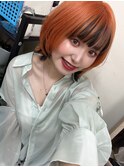 逆インナーカラーオレンジ！