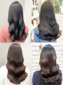 クオリス 赤塚店(QUALIS) 透明感♪髪質改善カラー小顔艶感トリートメント大人美人