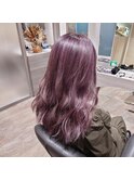 20代30代40代ストレートラベンダーカラー