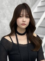 レビジュヘアー 桂店(LEVIJU HAIR)&nbsp;シースルーバング韓国くびれヘア