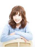 イメチェン/似合わせカット/フルバング/レッドブラウン/幡ヶ谷
