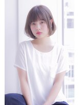 ラフ フロム ガーデン(Laf from GARDEN)&nbsp;寺尾拓巳　大人かわいいラベンダーベージュひし形ボブ