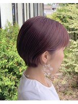 ルプラ ガーデン(le-pla garden)&nbsp;マッシュショート#ピンクブラウン#ダブルカラー#豊橋#豊川#田原