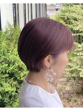 ルプラ ガーデン(le-pla garden) マッシュショート#ピンクブラウン#ダブルカラー#豊橋#豊川#田原