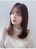 こなれミディ20代30代40代◎ヘルシースタイル髪質改善カラー