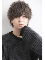 ユーフォリア 渋谷グランデ(Euphoria SHIBUYA GRANDE)&nbsp;メンズツイストスパイラルパーママッシュウルフシルバーカラー/k