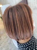 プレフェレプレフェ(prefere prefe)&nbsp;アンブレラカラーオレンジ×ボブ