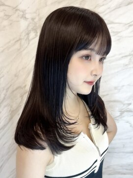 ロンド フィーユ(Lond fille) 【とばみか】ミディアムレイヤー/顔周り/韓国レイヤー
