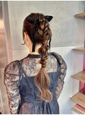 【高めポニーテール】結婚式/二次会/銀座/有楽町/アレンジ