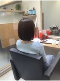 ミニボブ 似合わせカット 顔まわり