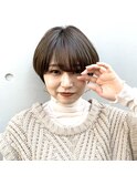 フレンチショート/アッシュグレージュ