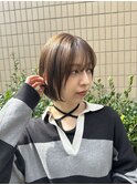 ぱつっとボブ