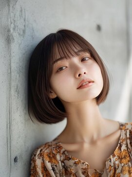 ピリオド(period.) ワンカール/シースルーバング/大人ボブ