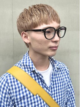 パークレーン アイス イヴェン(park lane ICI yeven) メンズカットシースルーマッシュハイライトスパイキーショート