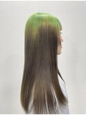 ルーツカラーgreen×brown