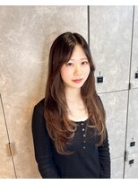 ガルボヘアー 心斎橋店(garbohair) プルエクステ10代20代 レイヤーカットブラウンカラーイルミナ