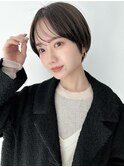 柏で１番綺麗な髪質改善ミニウルフダブルカラーショートボブ