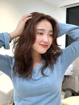 グローブス オモハラ(THE GLOBES OMOHARA) パーマ　かきあげ前髪