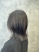 アフィナー 上大岡(Afinar) くびれ×切りっぱなし アッシュブラウンで透明感